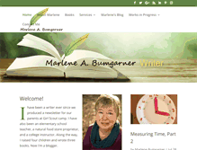 Tablet Screenshot of marlenebumgarner.com